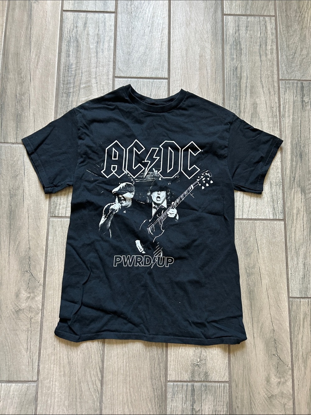 AC/DC Black PWRD UP Graphic T-Shirt